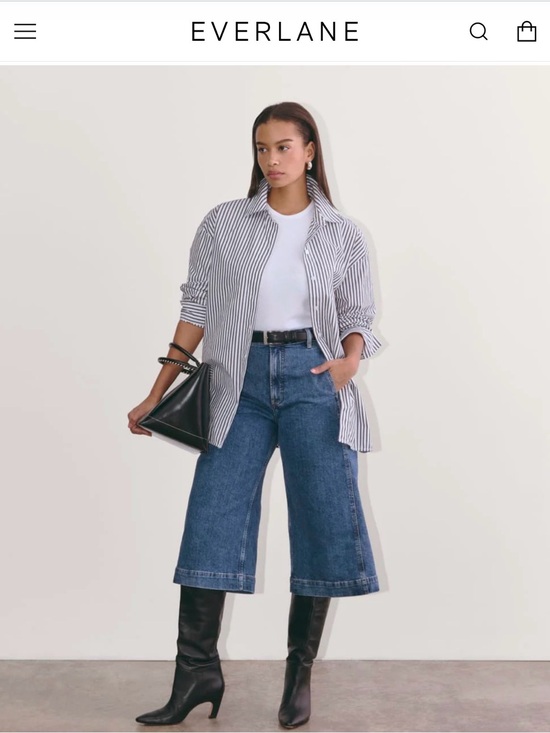 Everlane Denim - NWT Everlane Denim Culotte in New Blue size 33